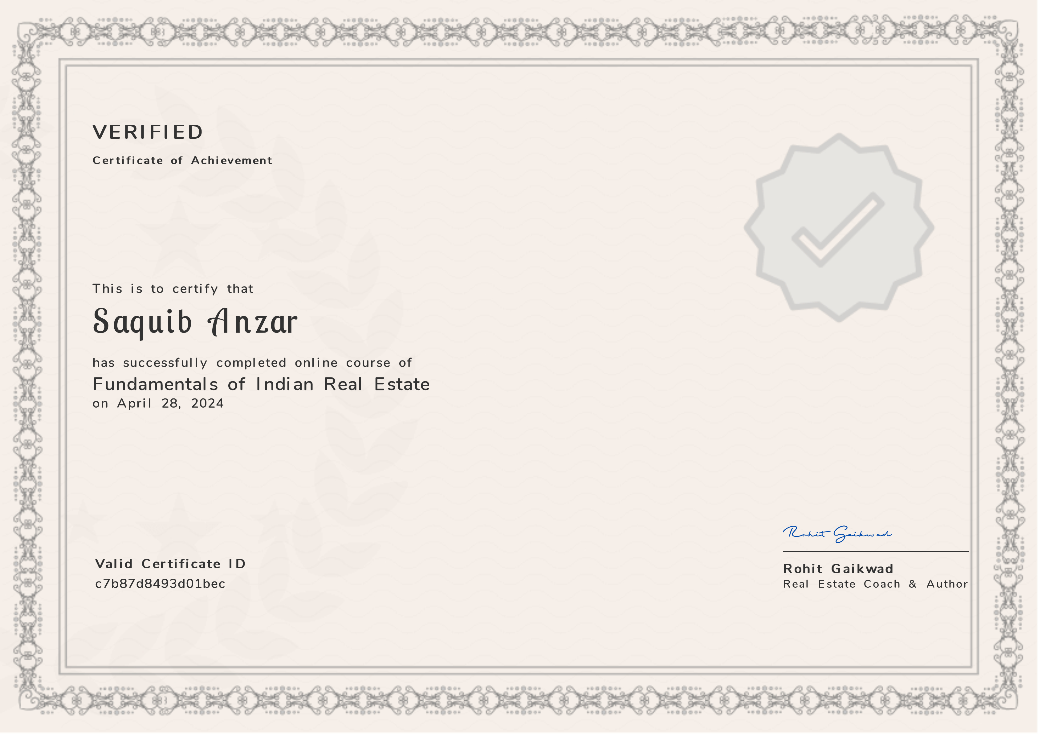 Fundamentals of Indian Real Estate